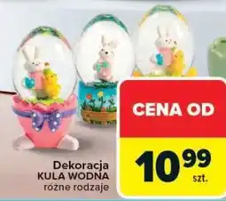 Carrefour Market Dekoracja KULA WODNA różne rodzaje oferta