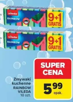 Carrefour Market Zmywaki kuchenne Rainbow Vileda 10 szt oferta