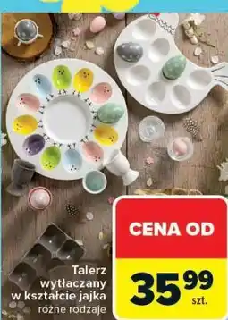 Carrefour Market Talerz wytłaczany w kształcie jajka różne rodzaje oferta