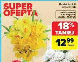 Carrefour Market Bukiet żonkili sztucznych oferta