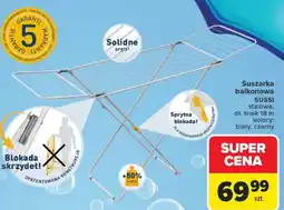 Carrefour Market Suszarka balkonowa SUSSI oferta
