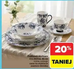 Carrefour Market Zastawa stołowa linia ROYAL BLUE (różne rodzaje) oferta