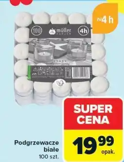 Carrefour Market Podgrzewacze białe 100 szt oferta