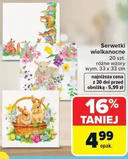 Carrefour Market Serwetki wielkanocne 20 szt oferta