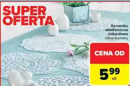 Carrefour Market Serwetka wielkanocna żakardowa różne wymiary oferta