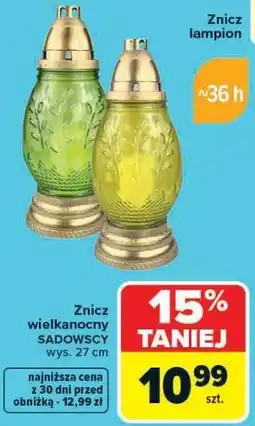 Carrefour Market Znicz wielkanocny SADOWSCY wys. 27 cm oferta