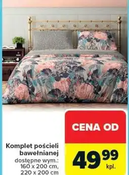 Carrefour Market Komplet pościeli bawełnianej oferta