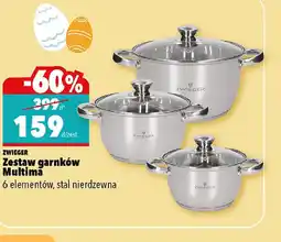 Biedronka Zwieger Zestaw garnków Multima oferta