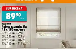 Biedronka DECO TEAM Roleta rzymska fix oferta