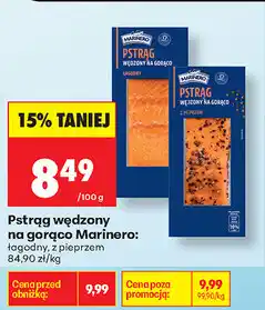 Biedronka Pstrąg wędzony na gorąco Marinero oferta