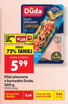 Biedronka Filet pieczony z kurczaka Duda oferta