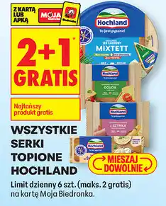 Biedronka Wszystkie serki topione Hochland oferta