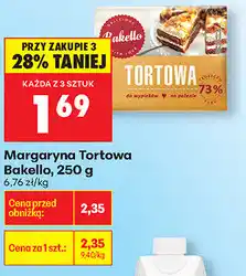 Biedronka Margaryna Tortowa Bakello oferta