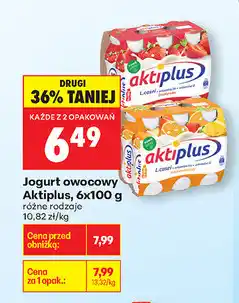 Biedronka Jogurt owocowy Aktiplus oferta