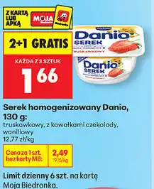 Biedronka Serek homogenizowany Danio oferta