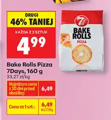 Biedronka Bakę Rolls Pizza oferta