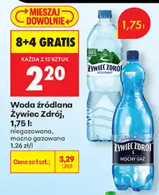 Biedronka Woda źródlana Żywiec Zdrój oferta