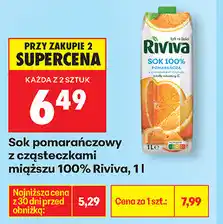 Biedronka Sok pomarańczowy z cząsteczkami oferta