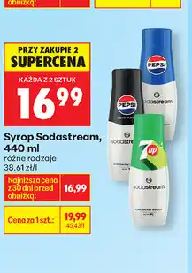 Biedronka Syrop sodastream oferta