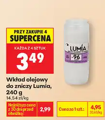 Biedronka Wkład olejowy do zniczy Lumia oferta