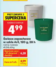 Biedronka Świeca zapachowa w szkle Ariel oferta