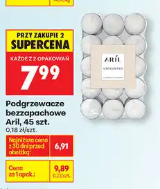 Biedronka Podgrzewacze bezzapachowe Aril oferta
