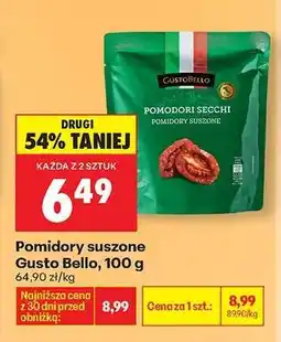 Biedronka Pomidory suszone Gusto Bello, 100 g oferta