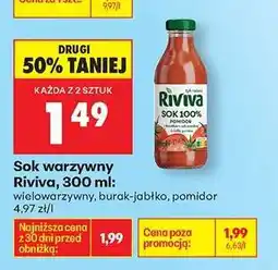 Biedronka Sok warzywny Riviva , 300 ml oferta