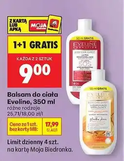 Biedronka Balsam do ciała Eveline, 350 ml oferta