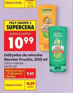 Biedronka Odżywka do włosów Garnier Fructis 200 ml oferta