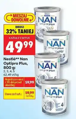 Biedronka Nestlé Nan Optipro Plus *** 800 g oferta