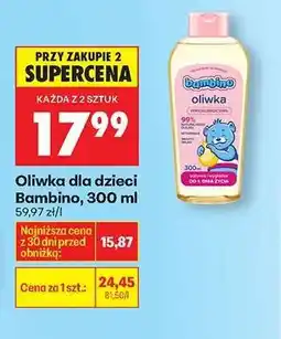 Biedronka Oliwka dla dzieci Bambino, 300 ml oferta