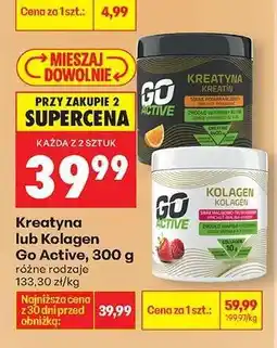 Biedronka Kreatyna lub Kolagen Go Active, 300 g oferta