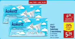 ALDI Papier toaletowy 2-warstwowy Kokett 8 rolek oferta