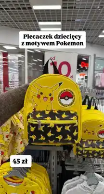 Pepco Plecaczek dziecięcy z motywem Pokemon oferta
