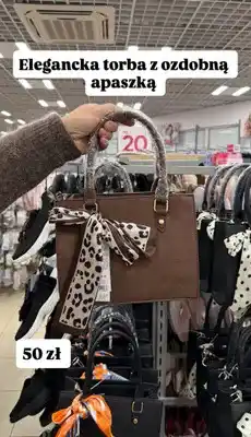 Pepco Elegancka torba z ozdobną apaszką oferta