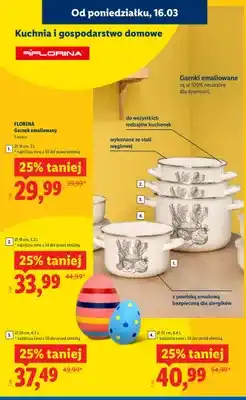 Lidl Garnek emaliowany 20cm oferta