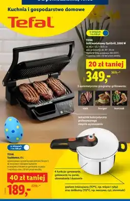 Lidl Grill kontaktowy OptiGrill, 2000 W oferta
