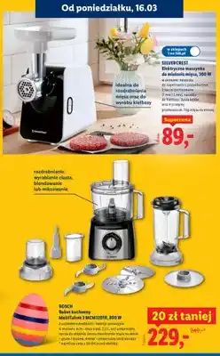 Lidl Elektryczna maszynka do mielenia mięsa, 300 W oferta