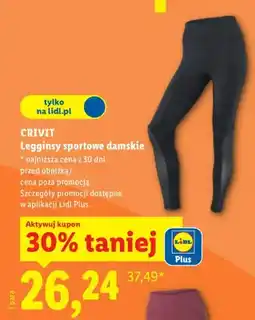 Lidl Legginsy sportowe damskie oferta