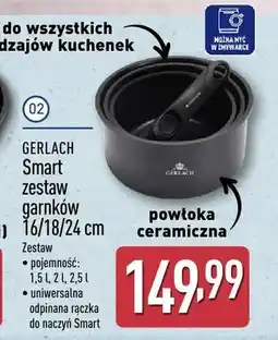 ALDI Zestaw garnków 16/18/24cm oferta