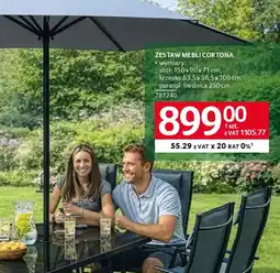 Selgros Zestaw mebli Cortona oferta