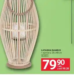 Selgros Latarnia bambus oferta