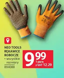 Selgros NEO TOOLS Rękawice robocze oferta