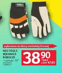 Selgros Rękawice robocze Neo Tools oferta