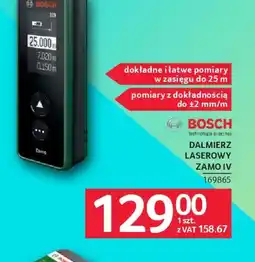 Selgros Bosch Dalmierz laserowy Zamo IV oferta