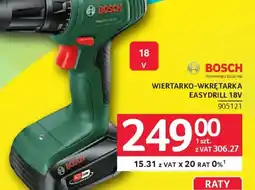Selgros Wiertarko-wkrętarka Bosch EasyDrill 18V oferta