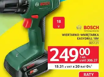 Selgros Wiertarko-wkrętarka Bosch EasyDrill 18V oferta