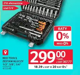 Selgros NEO TOOLS Zestaw kluczy oferta