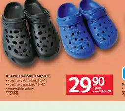 Selgros Klapki damskie i męskie oferta